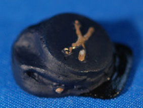 Dollhouse Miniature Hat, Civil War, Gray